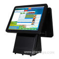 Double screen bakery cash register system